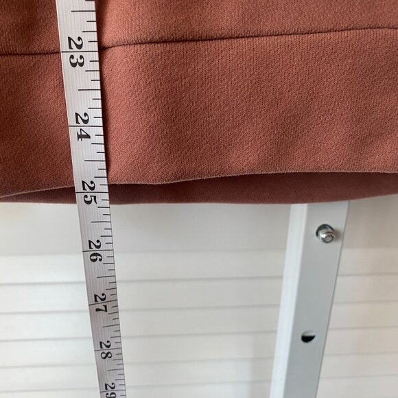 Hem & Thread Leopard Print Pullover Sweatshirt, Dusty Rose, Size S - Picture 3 of 5